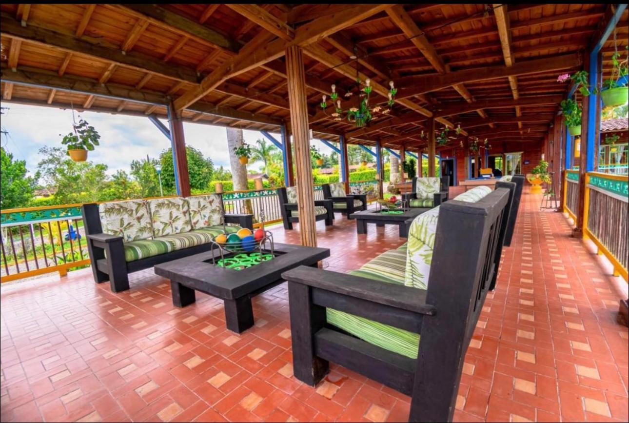 Finca Hotel El Ocaso Quimbaya Exteriör bild
